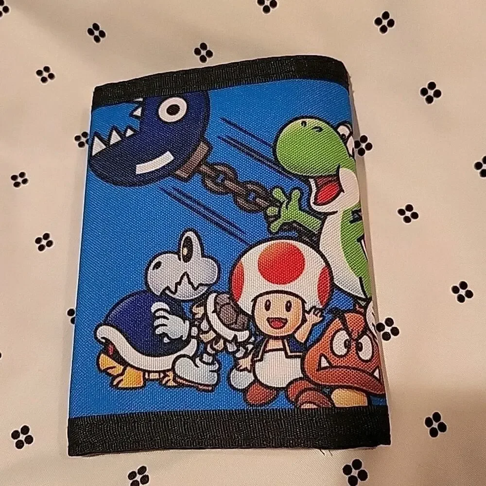 2022 Super Mario Brothers Nintendo Tri-Fold Wallet